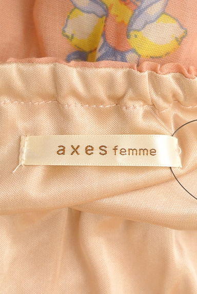 axes femme（アクシーズファム）の古着「花柄膝上キャミワンピース（キャミワンピース）」大画像６へ