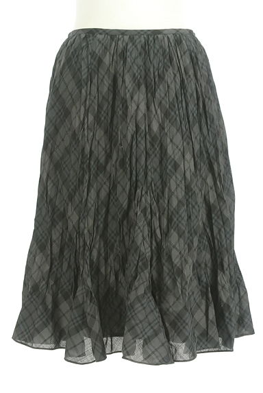 anySiS（エニィスィス）の古着「ラメチェック柄ミディスカート（スカート）」大画像１へ