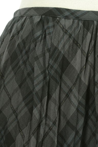 anySiS（エニィスィス）の古着「ラメチェック柄ミディスカート（スカート）」大画像４へ