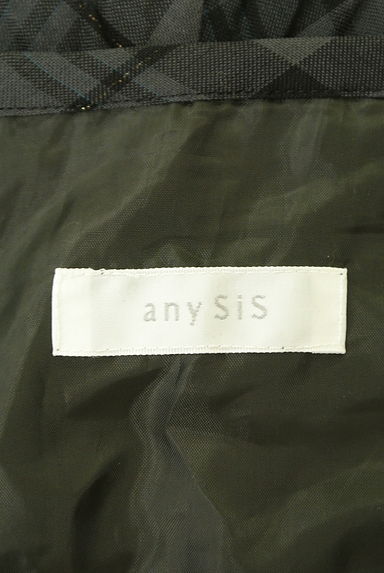 anySiS（エニィスィス）の古着「ラメチェック柄ミディスカート（スカート）」大画像６へ