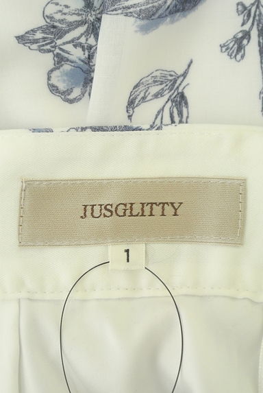 JUSGLITTY（ジャスグリッティー）の古着「花柄ティアードロングスカート（ロングスカート・マキシスカート）」大画像６へ