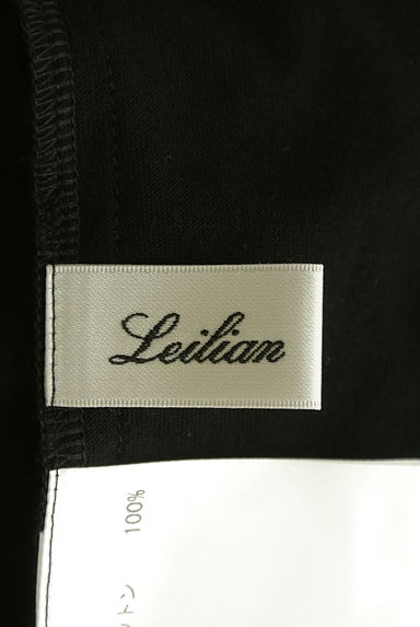 LEILIAN（レリアン）の古着「フロントロゴ総柄カットソー（カットソー・プルオーバー）」大画像６へ