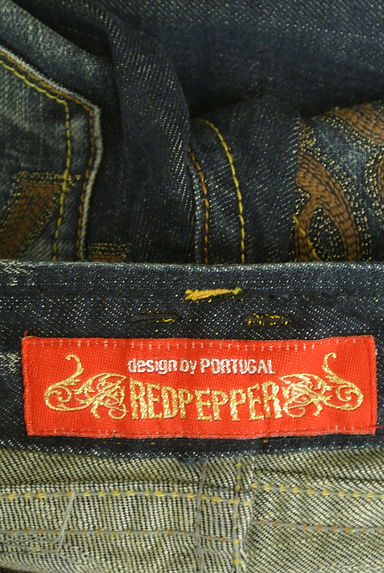 RED PEPPER（レッドペッパー）の古着「ヒップロゴ刺繍ブーツカットデニム（デニムパンツ）」大画像６へ