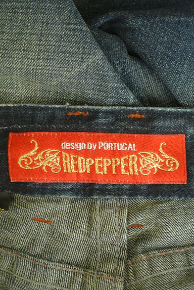 RED PEPPER（レッドペッパー）の古着「ヒップ刺繍ブーツカットデニム（デニムパンツ）」大画像６へ