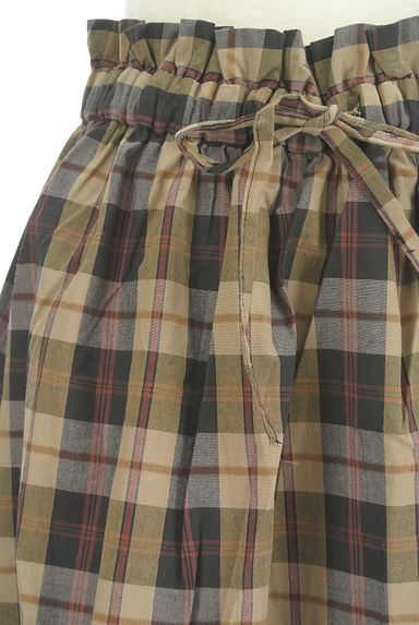 SM2（サマンサモスモス）の古着「チェック柄コットンドロストロングスカート（ロングスカート・マキシスカート）」大画像４へ