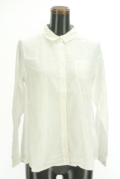 SM2（サマンサモスモス）の古着「コットン白シャツ（カジュアルシャツ）」大画像１へ