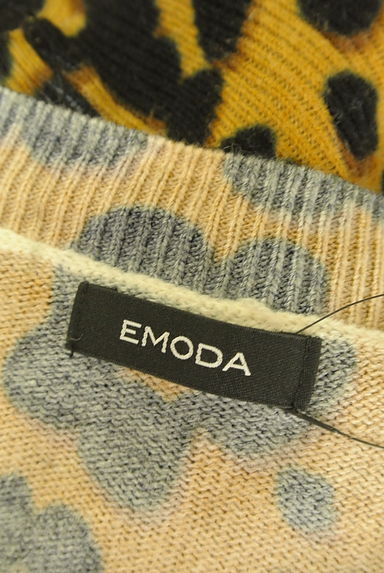 EMODA（エモダ）の古着「レオパード花柄ドルマン七分袖カーデ（カーディガン・ボレロ）」大画像６へ