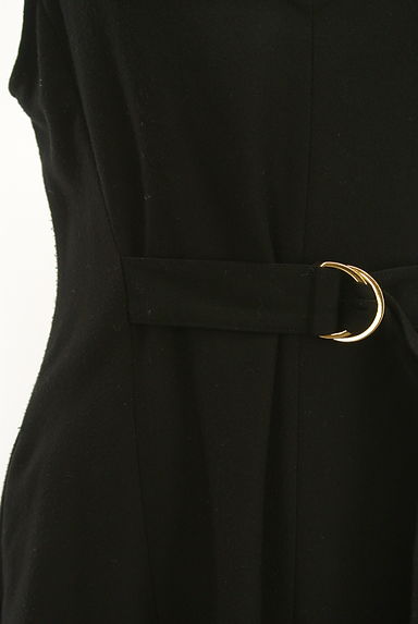 JILL by JILLSTUART（ジルバイジルスチュアート）の古着「ウエストベルト膝丈フレアワンピース（キャミワンピース）」大画像４へ