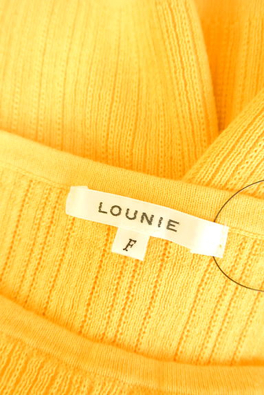 LOUNIE（ルーニィ）の古着「コットンリブニットトップス（ニット）」大画像６へ