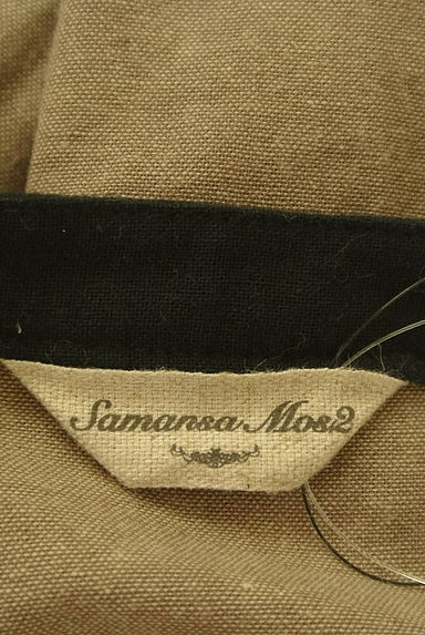 SM2（サマンサモスモス）の古着「パイピングギャザーリネンシャツワンピース（ワンピース・チュニック）」大画像６へ