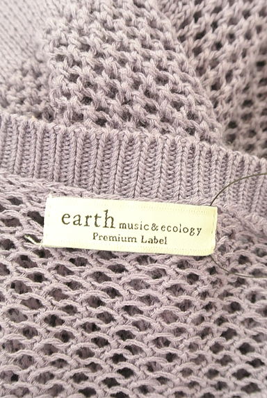 earth music&ecology（アースミュージック＆エコロジー）の古着「５分袖メッシュニットトップス（ニット）」大画像６へ