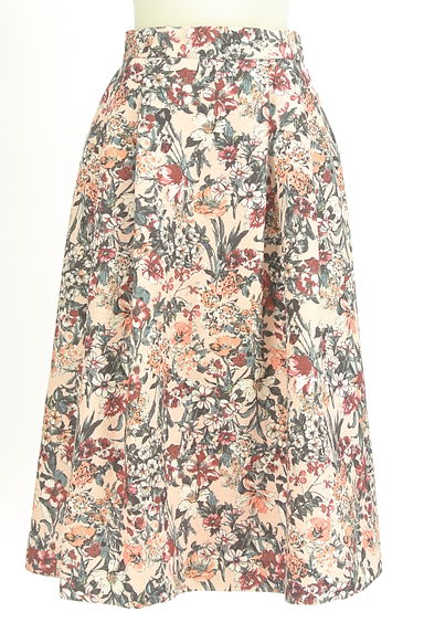 Rose Tiara（ローズティアラ）の古着「花柄ミディスカート（スカート）」大画像１へ