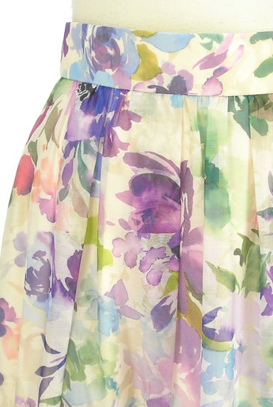 Rose Tiara（ローズティアラ）の古着「花柄ロングフレアスカート（ロングスカート・マキシスカート）」大画像４へ