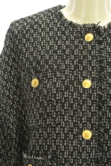 UNITED ARROWS（ユナイテッドアローズ）の古着「フリンジツイードジャケット（ジャケット）」大画像４へ