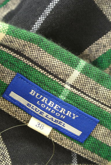BURBERRY BLUE LABEL（バーバリーブルーレーベル）の古着「チェック柄起毛長袖シャツ（カジュアルシャツ）」大画像６へ