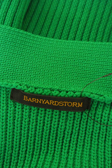 BARNYARDSTORM（バンヤードストーム）の古着「ボリューム袖ニットカーディガン（カーディガン・ボレロ）」大画像６へ