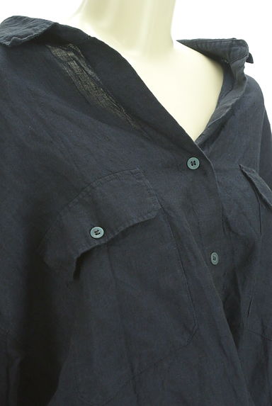 BARNYARDSTORM（バンヤードストーム）の古着「オーバーサイズスキッパーリネンシャツ（カジュアルシャツ）」大画像５へ