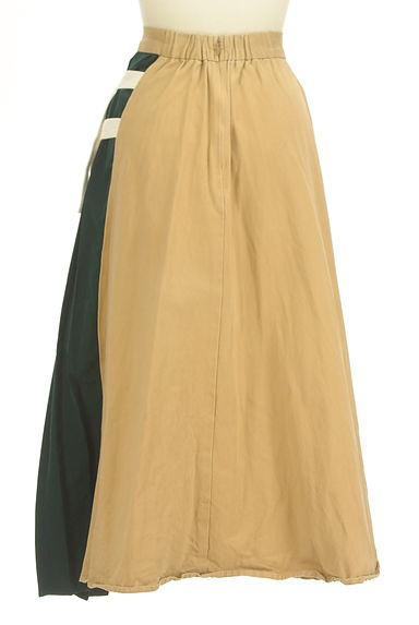 MURUA（ムルーア）の古着「サイドベルト付きプリーツ切替ロングスカート（ロングスカート・マキシスカート）」大画像２へ