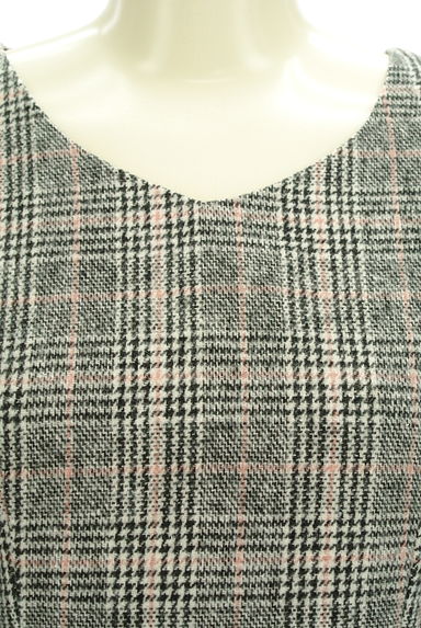 MISCH MASCH（ミッシュマッシュ）の古着「グレンチェック柄膝上ワンピース（ワンピース・チュニック）」大画像５へ
