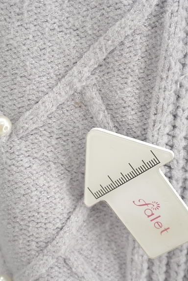 axes femme（アクシーズファム）の古着「パール付きケーブルニット（セーター）」大画像５へ