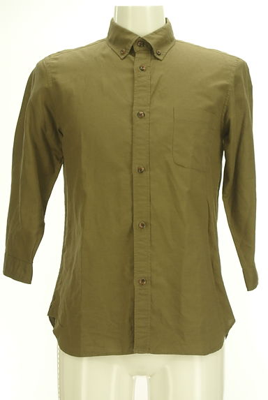 COMME CA COMMUNE（コムサコミューン）の古着「８分袖ボタンダウンシャツ（カジュアルシャツ）」大画像１へ
