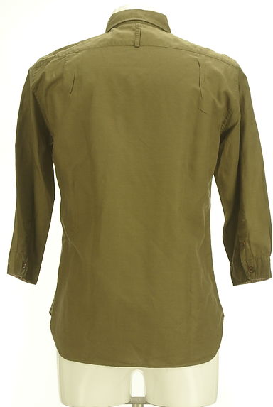 COMME CA COMMUNE（コムサコミューン）の古着「８分袖ボタンダウンシャツ（カジュアルシャツ）」大画像２へ