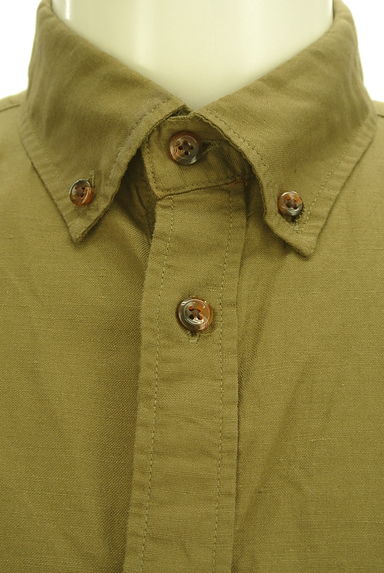 COMME CA COMMUNE（コムサコミューン）の古着「８分袖ボタンダウンシャツ（カジュアルシャツ）」大画像４へ
