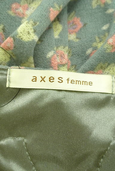 axes femme（アクシーズファム）の古着「花柄膝丈レースワンピース（ワンピース・チュニック）」大画像６へ