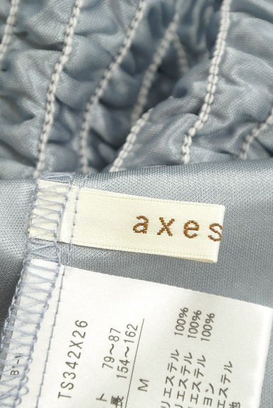 axes femme（アクシーズファム）の古着「刺繍入りストライプミニキャミワンピ（キャミワンピース）」大画像６へ