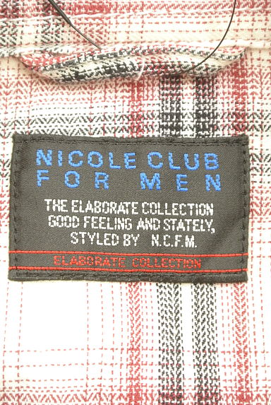 NICOLE（ニコル）の古着「チェック柄シャツ（Ｔシャツ）」大画像６へ