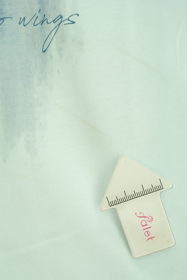 NICOLE CLUB FOR MEN（ニコルクラブフォーメン）の古着「羽根プリントVネックTシャツ（Ｔシャツ）」大画像５へ