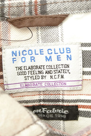 NICOLE（ニコル）の古着「チェック柄フランネルシャツ（カジュアルシャツ）」大画像６へ