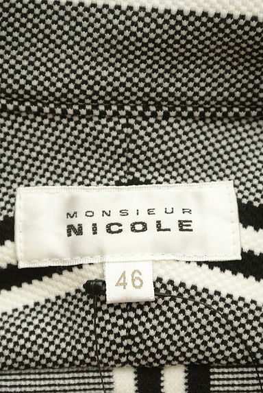 NICOLE（ニコル）の古着「スタンドカラーストライプシャツ（カジュアルシャツ）」大画像６へ