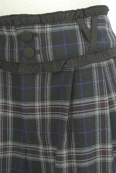 axes femme（アクシーズファム）の古着「チェック柄フリルテーパードパンツ（パンツ）」大画像４へ