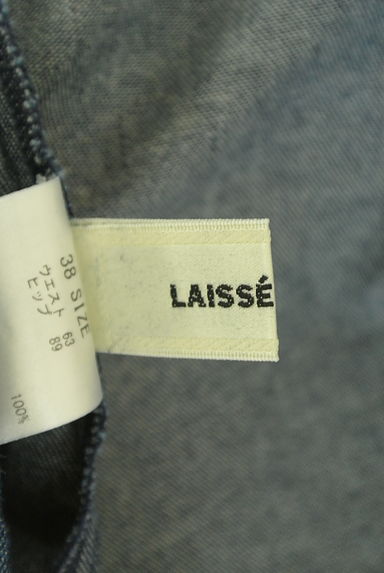 LAISSE PASSE（レッセパッセ）の古着「膝下丈デニムフレアスカート（スカート）」大画像６へ