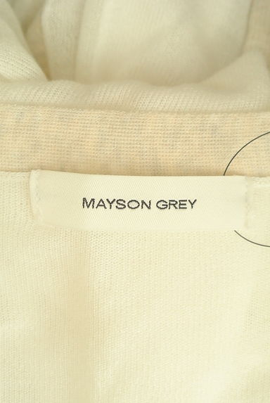 MAYSON GREY（メイソングレイ）の古着「ベルト付き配色シアーニットカーディガン（カーディガン・ボレロ）」大画像６へ