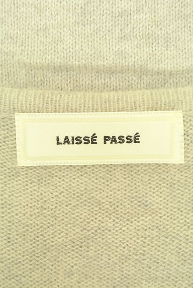 LAISSE PASSE（レッセパッセ）の古着「ビジュー付き半袖ニット＋カーディガン（アンサンブル）」大画像６へ