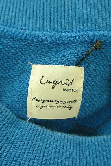 Ungrid（アングリッド）の古着「ロゴ刺繡オーバースウェット（スウェット・パーカー）」大画像６へ