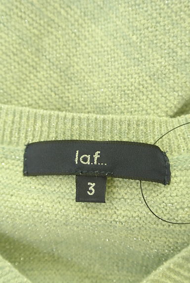 la.f...（ラエフ）の古着「ラメニットトップス（ニット）」大画像６へ