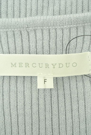 MERCURYDUO（マーキュリーデュオ）の古着「ベルト付きミモレ丈リブニットワンピース（ワンピース・チュニック）」大画像６へ