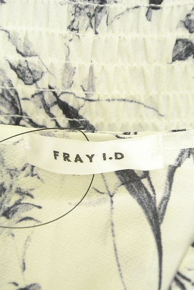 FRAY I.D（フレイアイディー）の古着「深Ｖフラワーシアーロングワンピース（ワンピース・チュニック）」大画像６へ