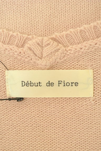Debut de Fiore by LAISSE PASSE（デビュー・ド・フィオレ）の古着「フラワー刺繡Ｖネックニット（ニット）」大画像６へ