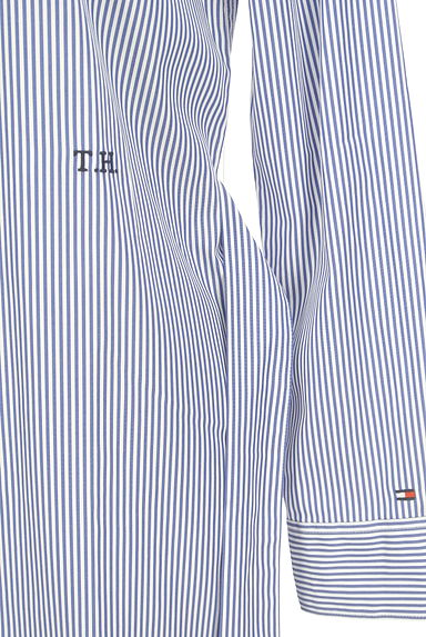 TOMMY HILFIGER（トミーヒルフィガー）の古着「ベルト付き膝下ストライプシャツワンピース（ワンピース・チュニック）」大画像５へ