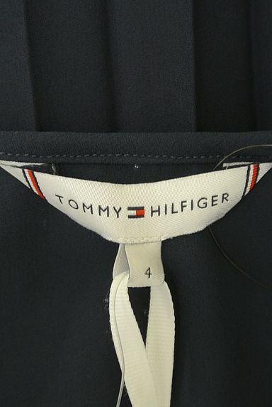 TOMMY HILFIGER（トミーヒルフィガー）の古着「ベルト付きロングプリーツシフォンワンピース（キャミワンピース）」大画像６へ