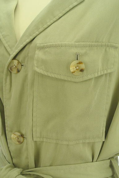 SLOBE IENA（スローブイエナ）の古着「ベルト付きオープンカラーシャツジャケット（ブラウス）」大画像４へ