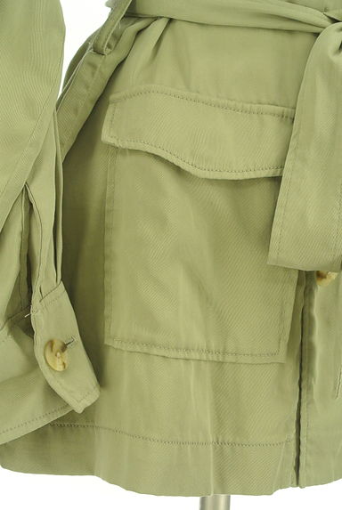 SLOBE IENA（スローブイエナ）の古着「ベルト付きオープンカラーシャツジャケット（ブラウス）」大画像５へ