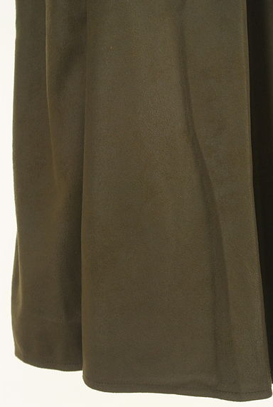 7-ID concept（セブンアイディーコンセプト）の古着「ラップ風膝丈スウェードスカート（スカート）」大画像５へ