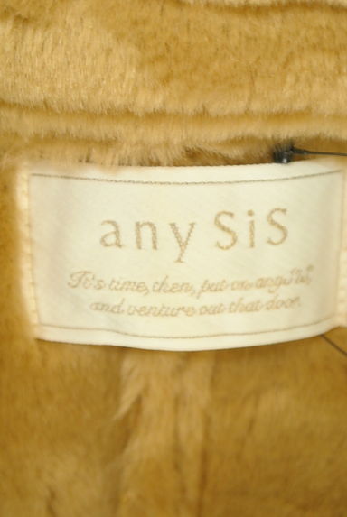 anySiS（エニィスィス）の古着「ファー付きスウェードライクダッフルコート（コート）」大画像６へ