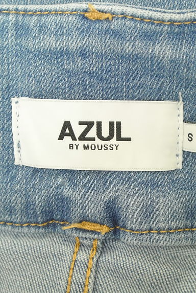 AZUL BY MOUSSY（アズールバイマウジー）の古着「ウォッシュド加工ロングデニムスカート（ロングスカート・マキシスカート）」大画像６へ