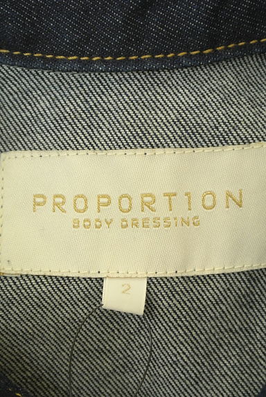 PROPORTION BODY DRESSING（プロポーションボディ ドレッシング）の古着「デニムジャケット（ブルゾン・スタジャン）」大画像６へ